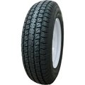 Sutong Tire Resources Hi-Run High Speed Trailer Tire Assembly ST225/75D15 8PR Mounted 15X6 6-5.5 White Wheel (8 SPOKE) ASB1006